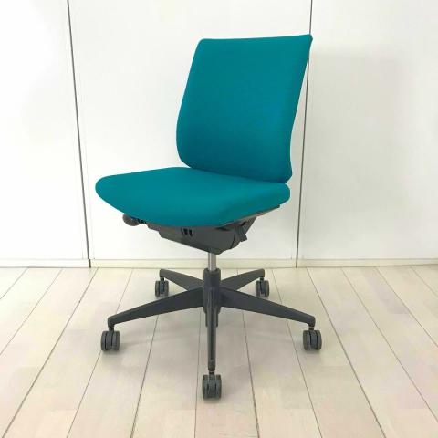 【中古】ウィザードチェア CRS-G1800F6 コクヨ（KOKUYO） 肘無ローバックチェア