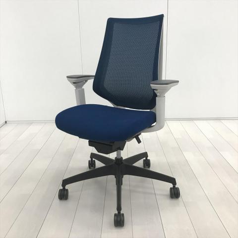 【中古】デュオラ メッシュ CRS-G3000E1N コクヨ（KOKUYO） 肘付ハイバックチェア