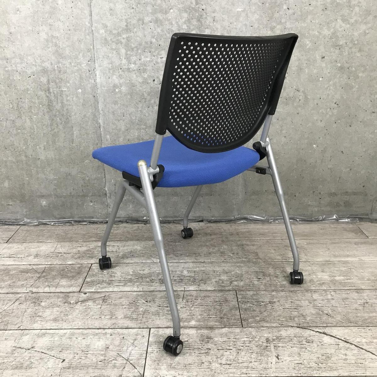 ★okamura／オカムラ★プロスタック シリーズ★ネスティングチェア★ 中古】プロスタック オカムラ/okamura ネスティングチェア 581480