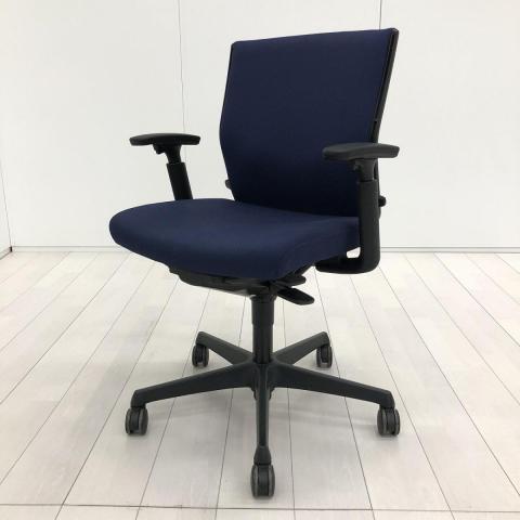 【中古】エスクード  オカムラ（okamura） 肘付ローバックチェア