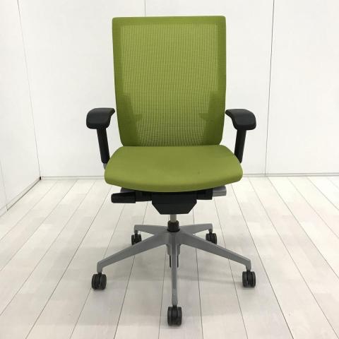 【中古】ヴェントチェア KE867JB1-Z5Q6 イトーキ（ITOKI） 肘付ハイバックチェア