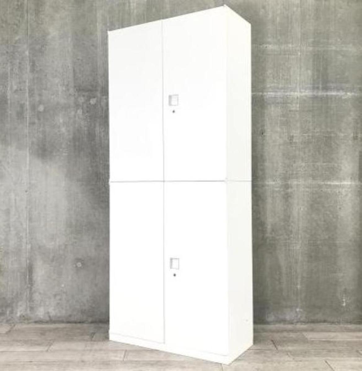 【品質で選ぶならコチラがオススメ！】 ■オカムラ製　上下両開き書庫セット　レクトラインシリーズ　ホワイト　W900×D450×H2150mm　■縦空間を有効活用！省スペースに大量収納できます！【Okamura　Rectline】★
                        レクトライン
                                    中古
            