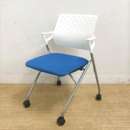 コクヨ　ピエガ　肘付きがワンポイント★　背樹脂　カラー：ターコイズ