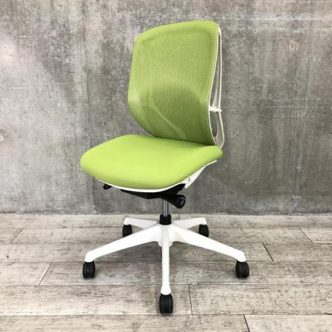 【中古】シルフィーメッシュ  オカムラ（okamura） 肘無ローバックチェア