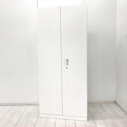 【これ一つで大量収納！収納スペースを増やしたい方に！人気の観音開きタイプ！】■イトーキ（ITOKI）製　エスキャビネット（eS）シリーズ　両開き書庫　ハイキャビネット　W800×D400㎜×H2140㎜　■シリンダー錠　■ブラック