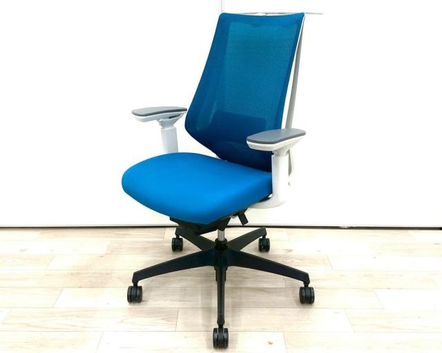 【中古】デュオラ メッシュ CRS-G3000E1 コクヨ（KOKUYO） 肘付ハイバックチェア