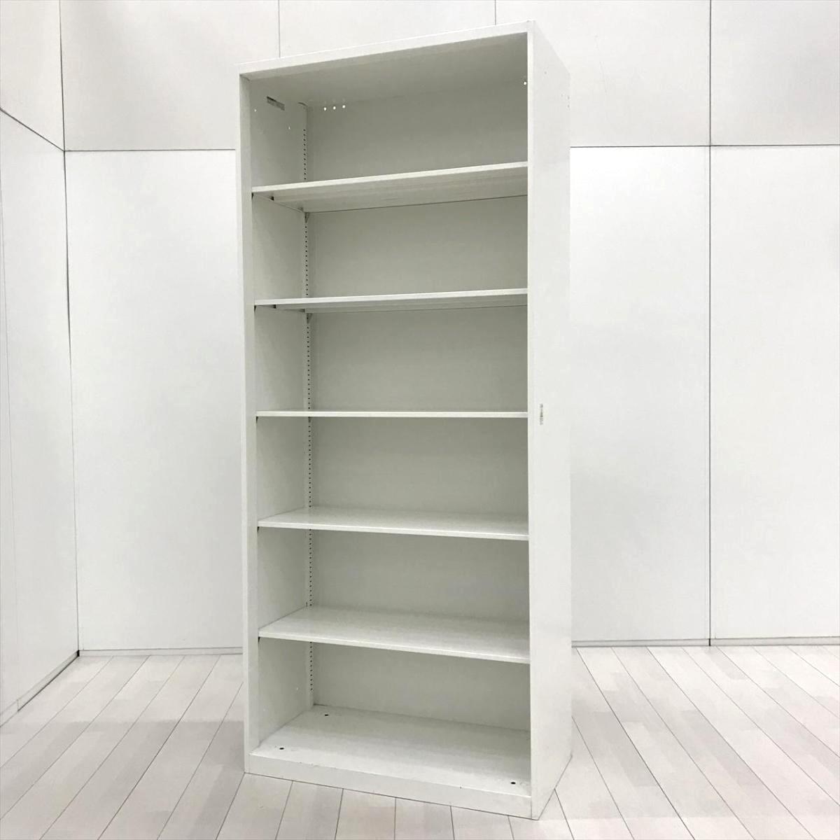 【581686】【出し入れしやすい！大容量オープンキャビネット！よく使う資料やカタログ収納にオススメ！】■オカムラ（okamura）製　レクトライン（Rectline）シリーズ　オープン書庫　ハイキャビネット　W900×D450×H2150mm　■ホワイト　オフィスバスターズ　水戸サテライト　大子町　北茨城市　高萩市　日立市　常陸太田市　常陸大宮市　那珂市　東海村　ひたちなか市　城里町 水戸市　笠間市　茨城町　大洗町　小美玉市
                        レクトライン
                                    中古
            