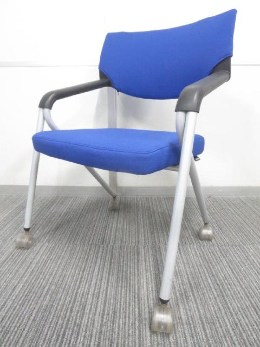 中古】 DAUPHIN クロガネ ミーティングチェア 581851 - 中古オフィス
