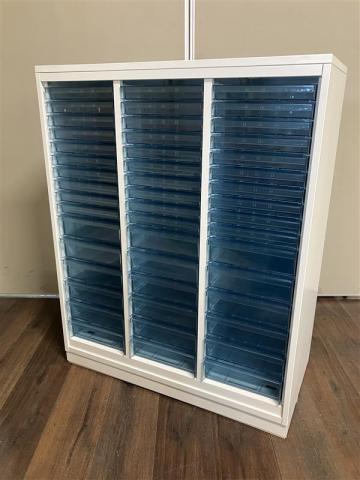 【中古】エディア BWU-PA359SAWN コクヨ（KOKUYO） ローキャビネット／クリスタルトレー