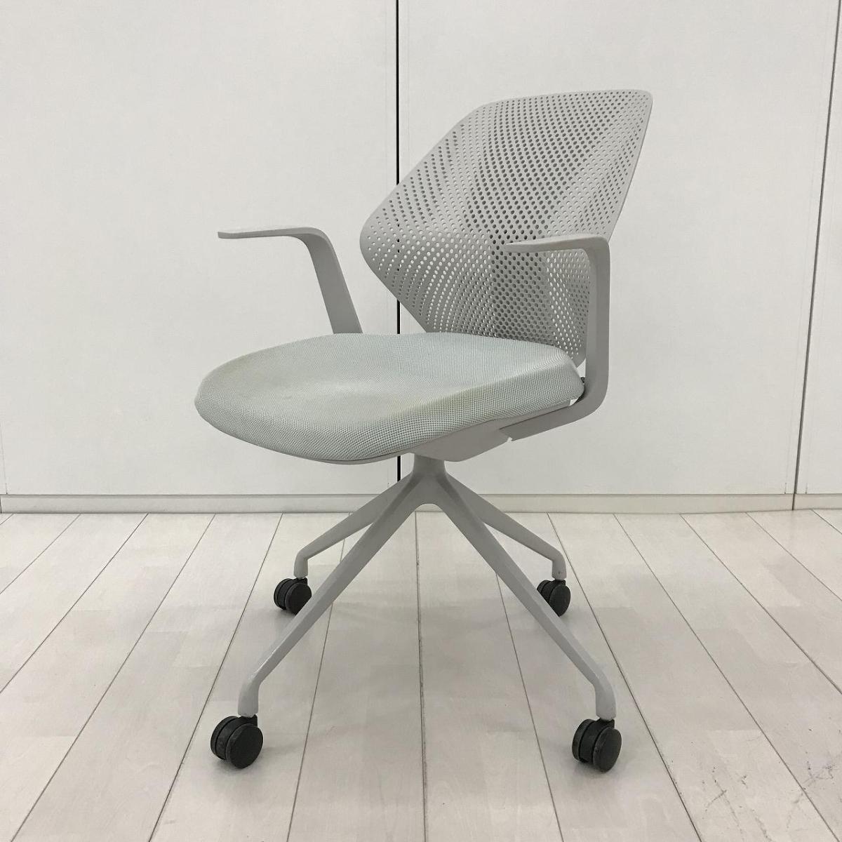 中古】キュアチェア KG-985SC-NNE6 イトーキ/ITOKI ミーティングチェア 