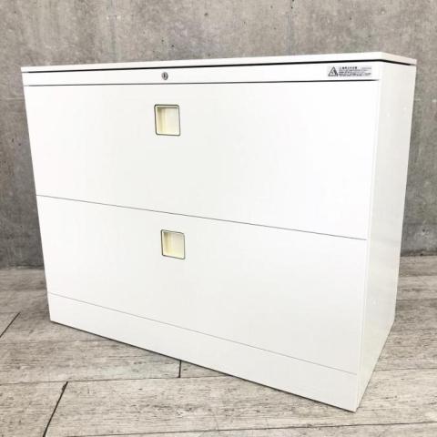 【中古】レクトライン  オカムラ（okamura） ローキャビネット／ラテラル