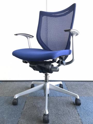 【中古】バロンチェア  オカムラ（okamura） 肘付ローバックチェア