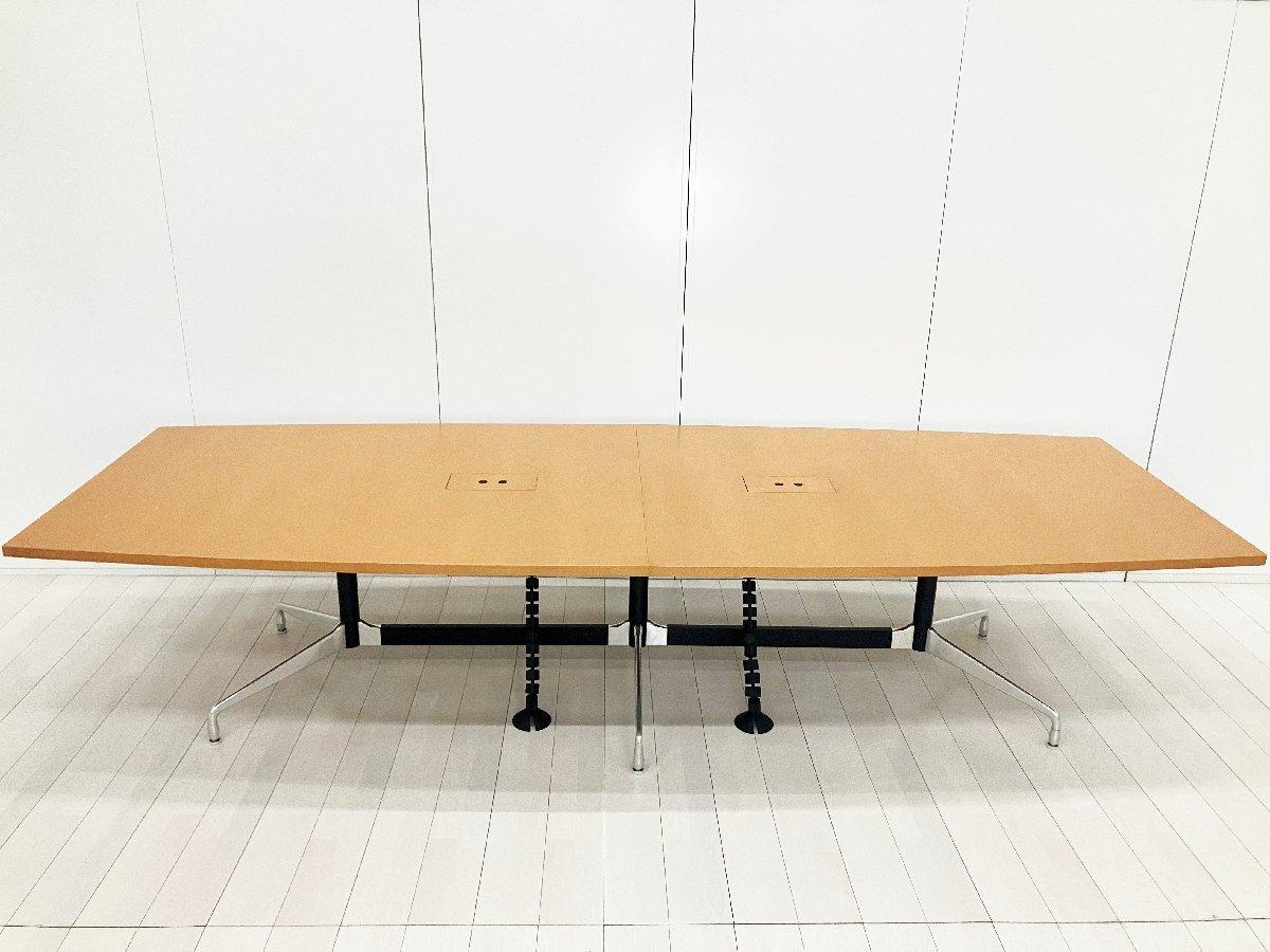 ハーマンミラー ミーティングテーブル 幅330cm 引取限定　お近くお届け可能 中古】 Herman Miller/ハーマンミラー ミーティングテーブル（会議机