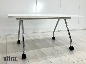 vitra 　adhoc/アドホック　ミーティングテーブル/会議テーブル　アントニオチッテリオ　W1400xD900　キャスター仕様