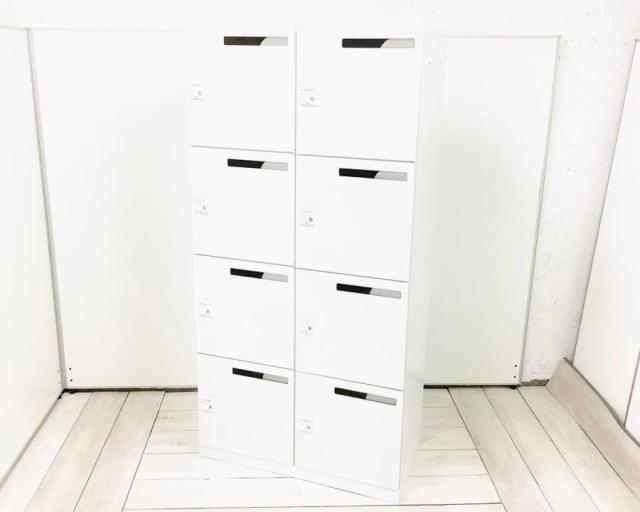 【中古】エディアロッカー BWUH-RN82XM79SAW コクヨ（KOKUYO） 8人用パーソナルロッカー