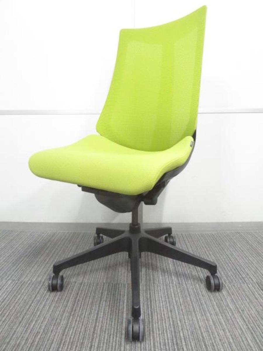 【座る姿勢や身体の動きにフレキシブルに対応！】■イトーキ　アクトチェア　モスグリーン　プレーンメッシュ　ハイバック　■長時間のデスクワークでもここちよさをキープ！【ITOKI　Act】
                        アクト メッシュ 樹脂
                                    中古
            