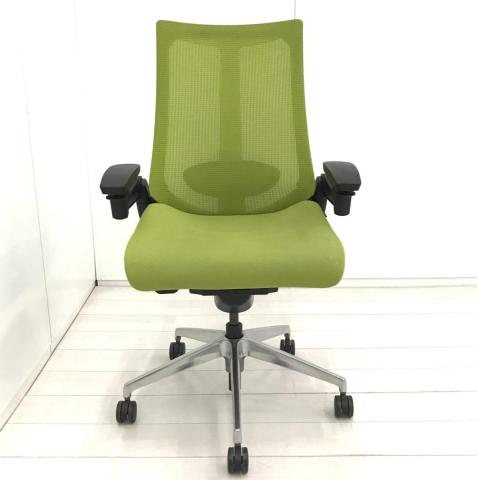 【中古】アクト メッシュ 樹脂 KG-457JB-ZTQ6 イトーキ（ITOKI） 肘付ハイバックチェア