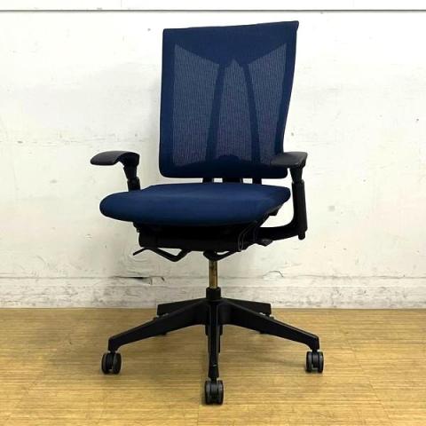 【中古】セレーオチェア KF-570JB1-T1B2 イトーキ（ITOKI） 肘付ハイバックチェア