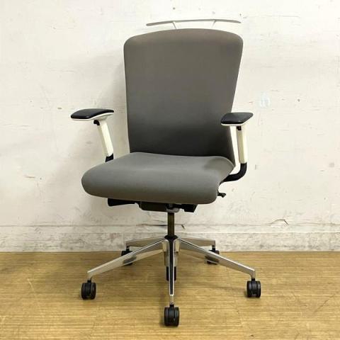 【中古】エルフィ ELA2-00B ウチダ（UCHIDA) 肘付ミドルバックチェア