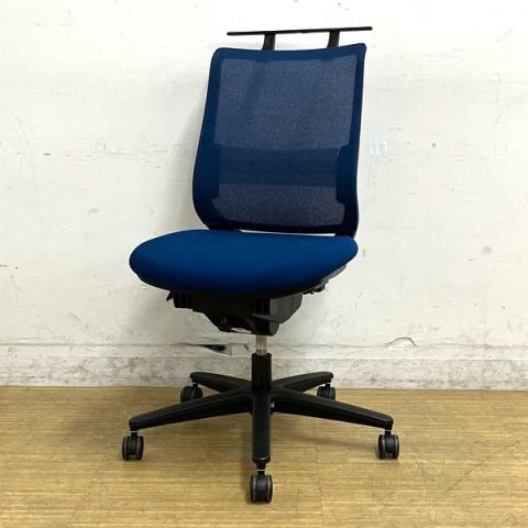 【中古】ミトラシリーズ CRS-G2920E6N コクヨ（KOKUYO） 肘無ローバックチェア