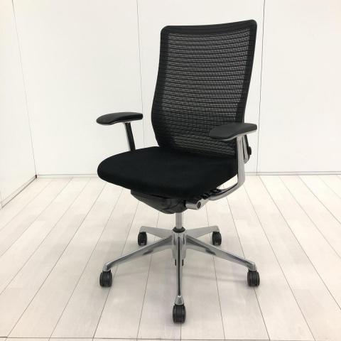 【中古】コーラルチェア CQ47BR FSF1 オカムラ（okamura） 肘付ハイバックチェア