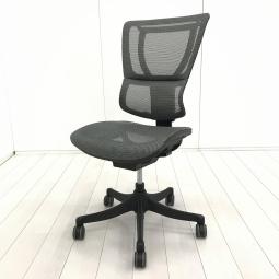 【座るだけで、姿勢が整う！】■エルゴヒューマンスマート（Ergohuman Smart）チェア　肘無　ハイバック肘無　背面・座面メッシュ　■グレー　【弊社使用欄：A01060922】
