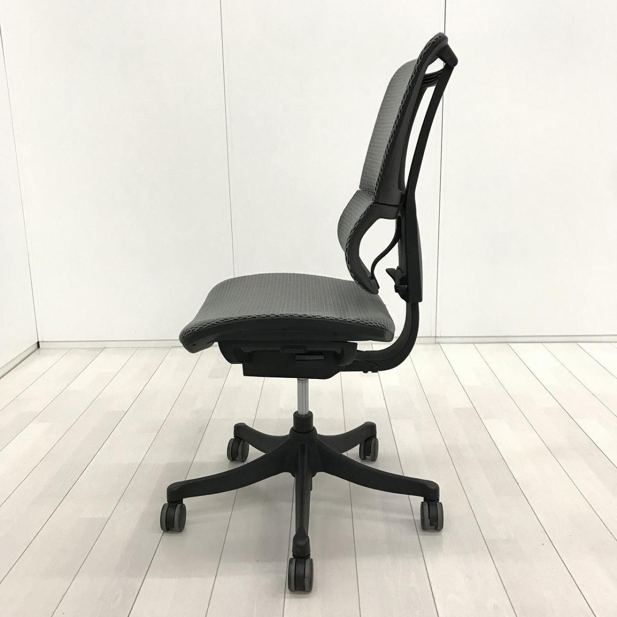 中古】スマート Ergohuman/エルゴヒューマン 肘無ハイバックチェア 