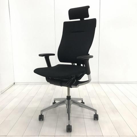 【中古】スピーナチェア  イトーキ（ITOKI） 肘付ハイバックチェア