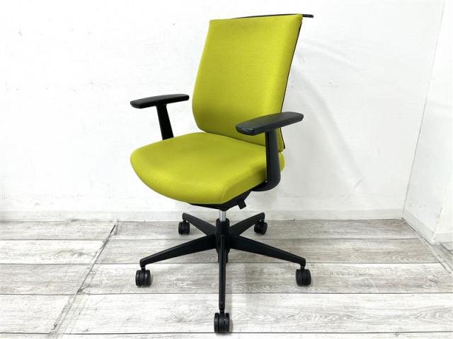 【中古】ウィザード3 樹脂 CRS-G1822F6 コクヨ（KOKUYO） 肘付ローバックチェア