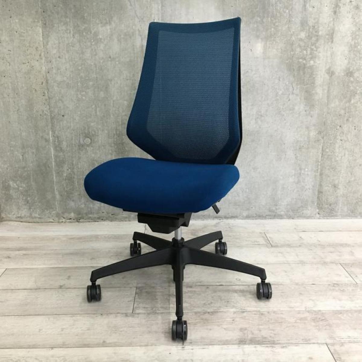 【在庫入替セール品！（本在庫限定価格）】■コクヨ(KOKUYO)製　■デュオラ(Duora)チェア　■ハイバック　■肘無し　■背面メッシュ　■プルシアンブルー×ブラックシェル　【弊社使用欄：A01052242】【KN】
                        デュオラ メッシュ
                                    中古
            