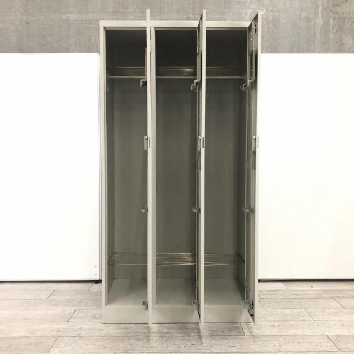 中古】LKロッカー LK-3F1C コクヨ/KOKUYO 3人用更衣ロッカー 582407 