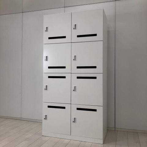 【中古】ピクスライン 4Z7XZY ZA75 オカムラ（okamura） 8人用パーソナルロッカー