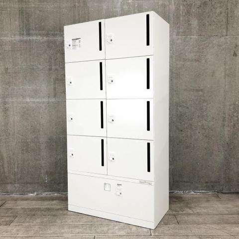 【中古】ピクスライン 4ZA1RY ZA75 オカムラ（okamura） 8人用パーソナルロッカー