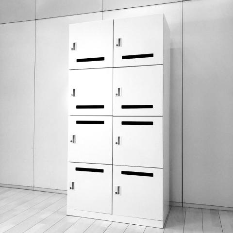 【中古】ピクスライン 4Z7XZY ZA75 オカムラ（okamura） 8人用パーソナルロッカー