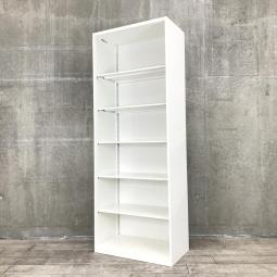 【出し入れしやすい大容量オープンキャビネット！よく使う資料やカタログ収納にオススメ！】■オカムラ製　レクトラインシリーズ　オープン書庫　■ホワイト 【HU】【関東倉庫在庫品】【弊社使用欄：A01033181】