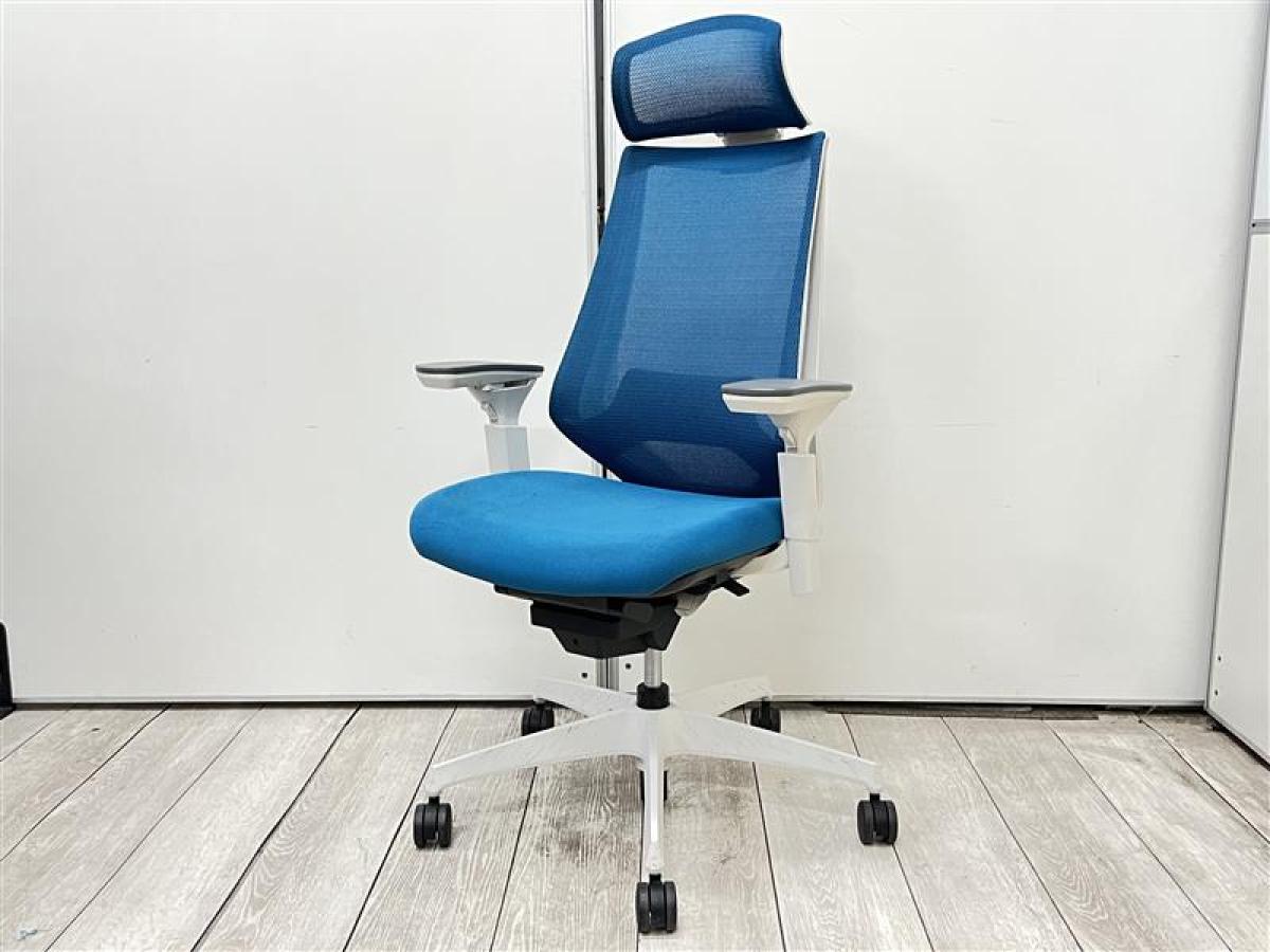 状態ランクB/使用感あるため、特価！様々な体系や姿勢にも柔軟にフィット！　座り心地抜群の肘付きハイバックチェア！/オススメ(おすすめ) /人気商品【弊社使用欄：A01065152】■コクヨ（KOKUYO）製　デュオラ　/ヘッドレスト付き
                        デュオラ メッシュ
                                    中古
            