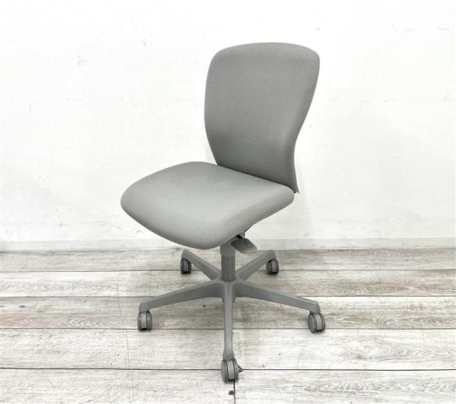 【中古】スラート C331WR FSG3 オカムラ（okamura） 肘無ローバックチェア