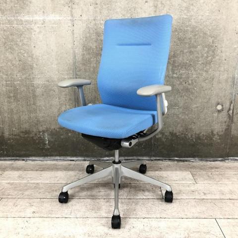 【中古】コーラルチェア CQ47GZ FSF4 オカムラ（okamura） 肘付ハイバックチェア