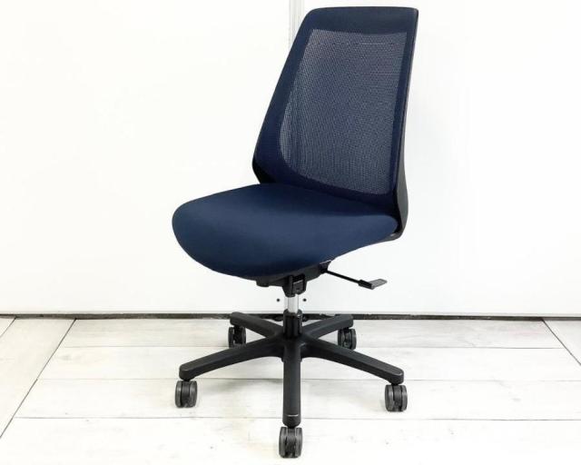 【中古】ノナ KZ-337JB-T1B2 イトーキ（ITOKI） 肘無ハイバックチェア