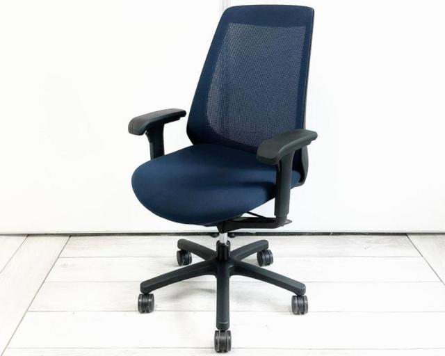 【中古】ノナ KZ-337JB-T1B2 イトーキ（ITOKI） 肘付ハイバックチェア