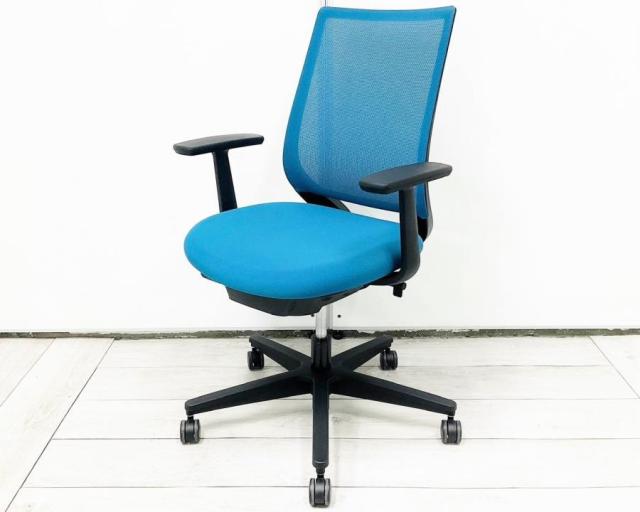 【中古】ミトラシリーズ  コクヨ（KOKUYO） 肘付ローバックチェア