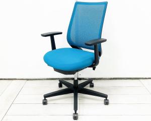 【4/7に6脚入荷予定です！】ワークチェア メッシュタイプ スタンダードバック ブラック脚 アームレスト付 固定肘 オススメ(おすすめ) 大人気  ・KOKUYO/コクヨ ・Mitra/ミトラ