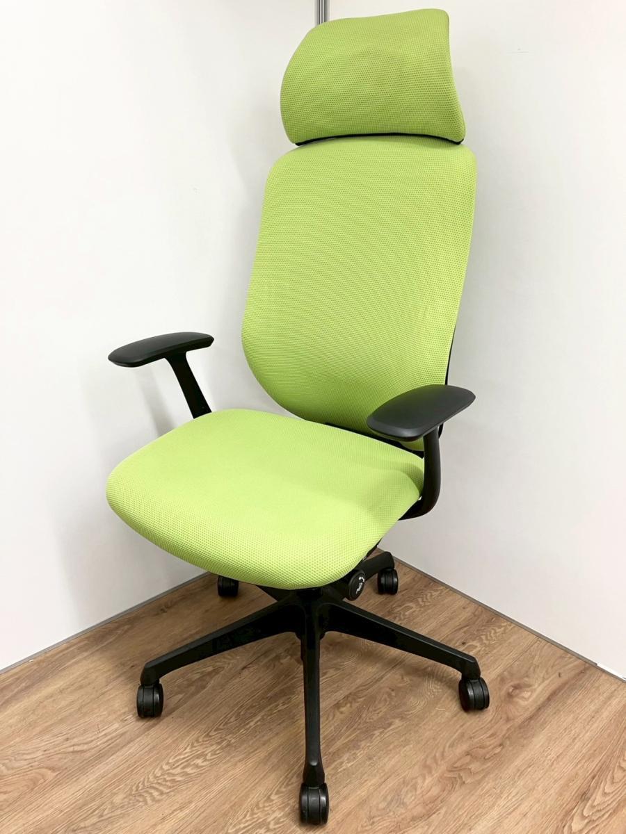 【1脚限定】■Okamura／オカムラ　■Sylphy／シルフィー　■ライムグリーン　■肘付き/可動肘　■ヘッドレスト付き　■前傾機能　＜オススメ/大人気/定番商品＞　【弊社使用欄：A01042681】
                        シルフィー
                                    中古
            