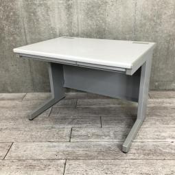 ウチダ製　FEED-N（フィードエヌ）　ペールグレー　W1000xＤ700XH700サイズ　引出し付　配線Sタイプ　コンパクトな幅1000サイズ！ W1000平机！！