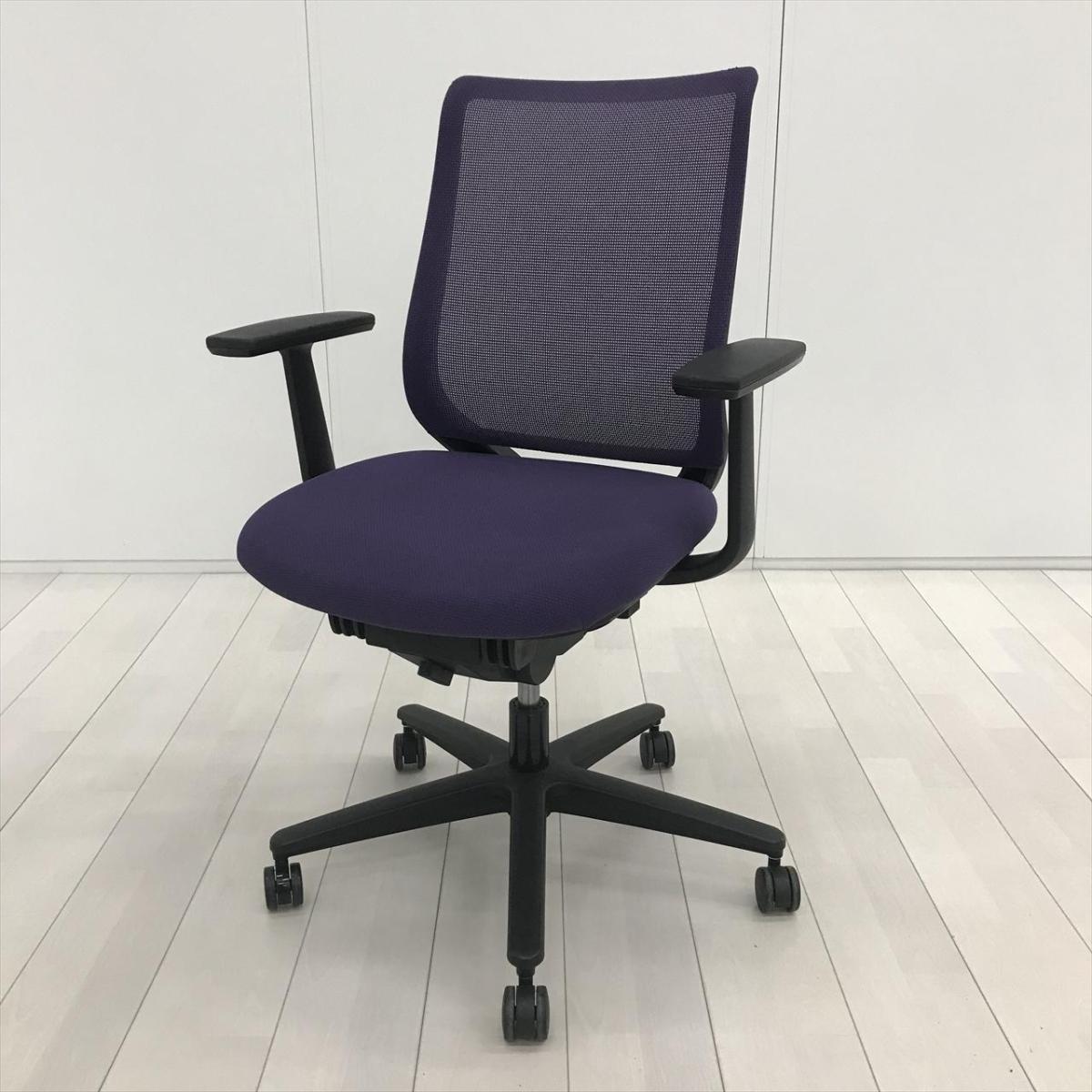 中古】ミトラシリーズ CRS-G2900E6 コクヨ/KOKUYO 肘付ローバック 