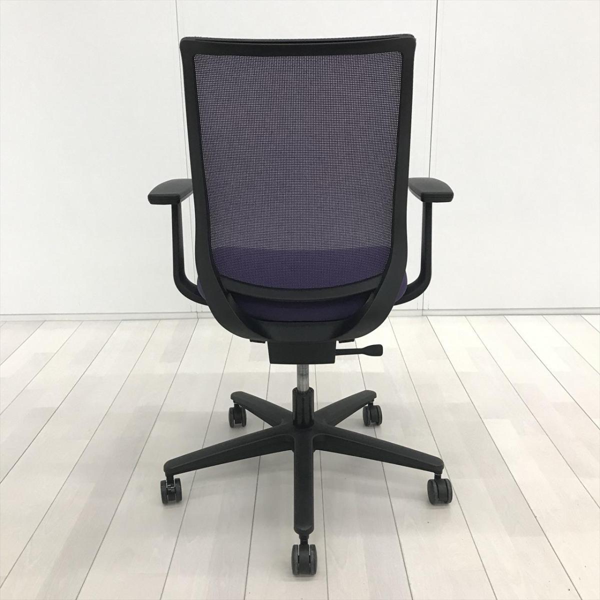 中古】ミトラシリーズ CRS-G2900E6 コクヨ/KOKUYO 肘付ローバック 