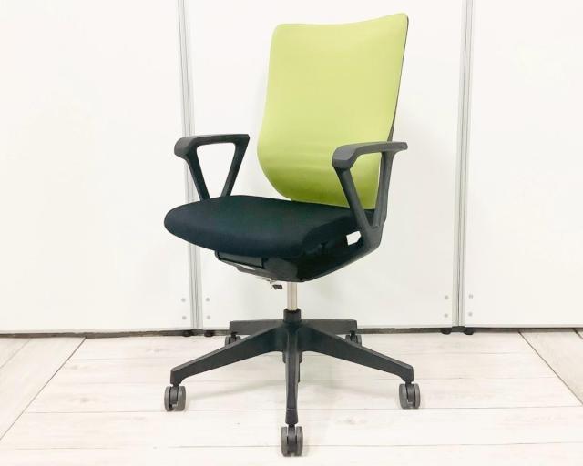 【中古】エピオスチェア KE-416GB-T1T1Q6 イトーキ（ITOKI） 肘付ハイバックチェア