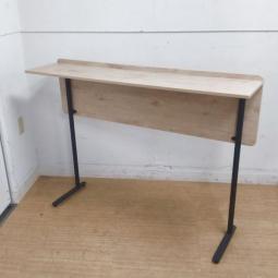 【在庫入替セール】【2021年製】コクヨ(KOKUYO) コレッソ(Collesso)  カウンター(ハイテーブル)　天板：エイジドナチュラル　脚：ブラック　カフェ風オフィス　オフィスラウンジ