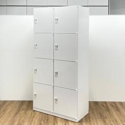 【4/7(火)入荷予定の商品となります！】【固定席を持たないフリーアドレスで人気！　ダイヤル錠のためカギの紛失も怖くない！】■ウチダ製　8人用パーソナルロッカー　メールボックス付　■ダイヤル錠　■投函口無し