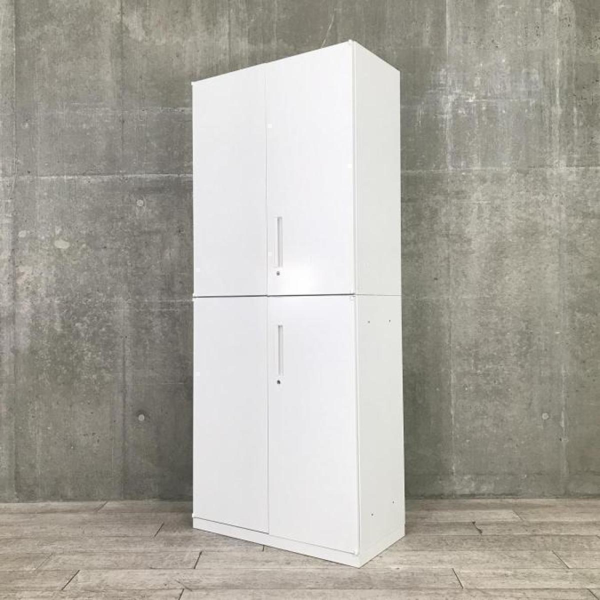 【在庫セール品・2台限定】【T4】■ウチダ(UCHIDA)製　ハイパーストレージ(HS)シリーズ　上下両開き書庫セット　H2150㎜　■ホワイト　■シリンダー錠【これ1台で書類整理の問題が解決！　上下で6段分の大容量収納！　搬入時は上下別の2個口での納品となるためエレベーター搬入も安心！】
                        HSシリーズ
                                    中古
            